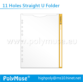 11 Holes Straight U Folder