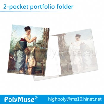 2 pocket portfolio folder